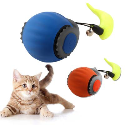 Interactive Cat Toy Ball Self-Rolling Cat Ball with Adjustable Speed Modes Electric Touch Motion Activated Rolling Ball for Pets Indoor