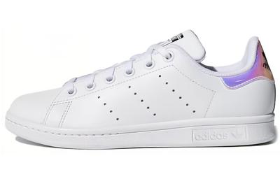 Originals Stan Smith J Slip Resistant, Abrasion Resistant, Breathable Low Top Kids' Skateboarding Shoes White AQ6272