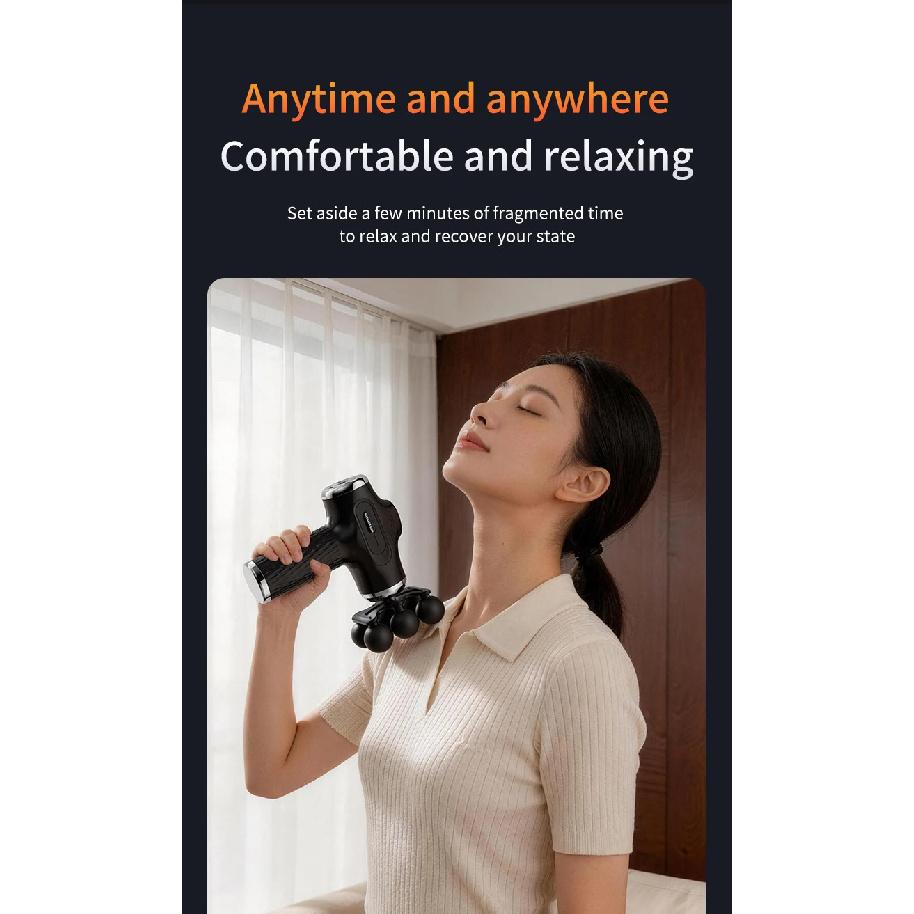 10 head massage gun muscle relaxation electric vibration fascia gun for relaxing the body and massaging handheld massager