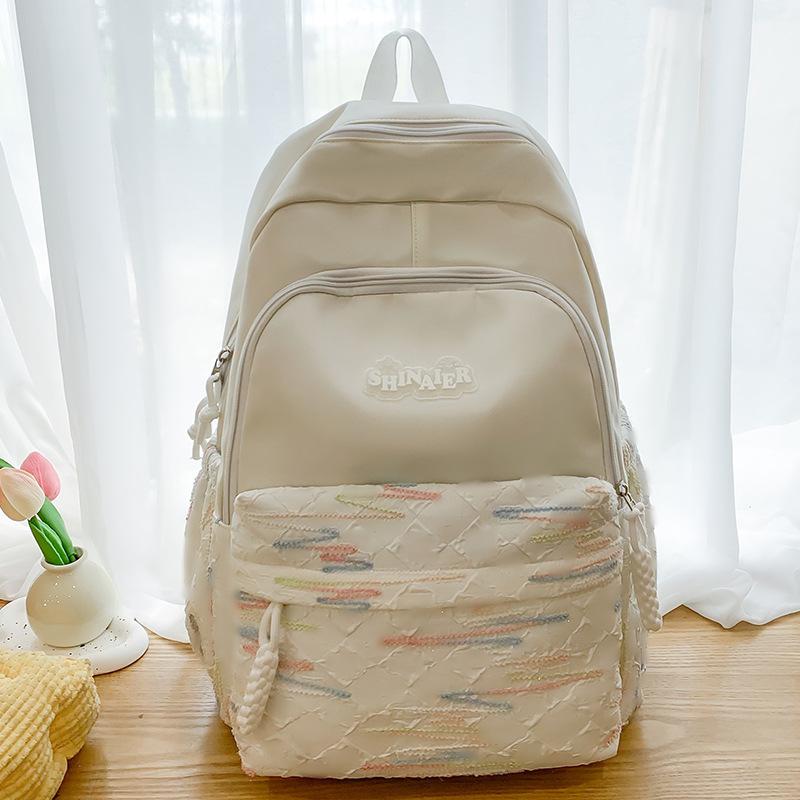 

Schoolbags for Children Elementary School Students Junior High School Students Letters Backpacks for High School Students