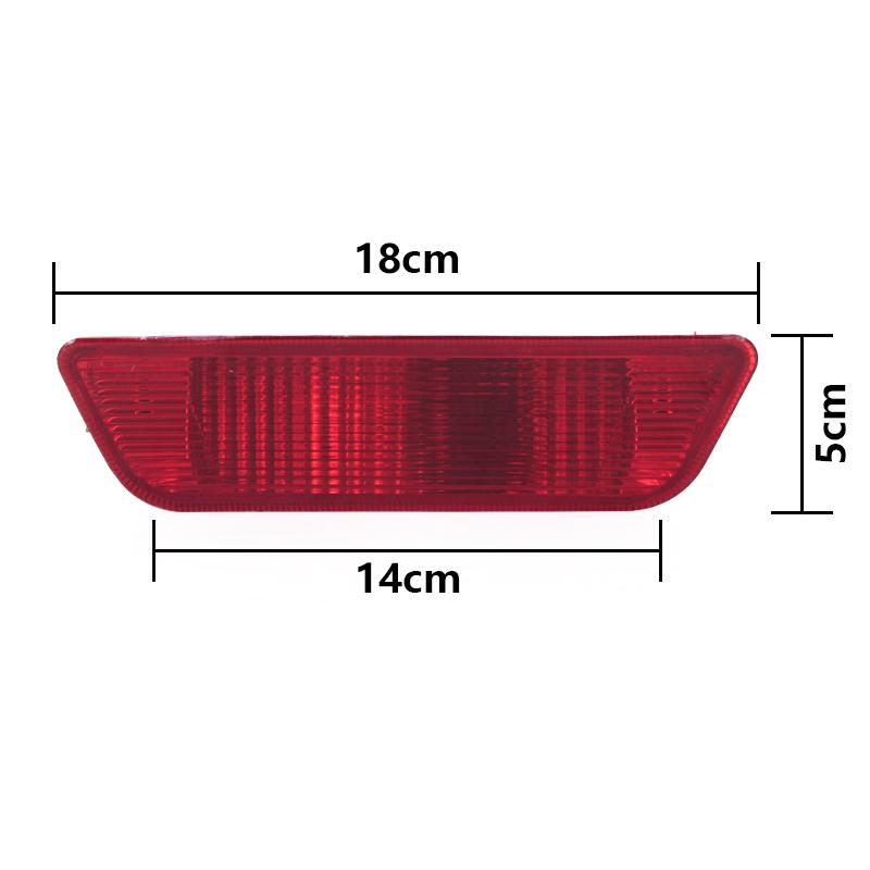 

For Nissan X-Trail XTrail Rouge T31 2008-2013 Rear Bumper Light Reverse Brake Reflector Light Fog Lamp Car Accessoriess