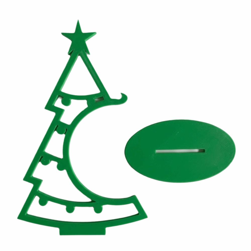 with Star Desktop Christmas Tree 3D Printed Tabletop Decor New Christmas Tree Ornament Indoor