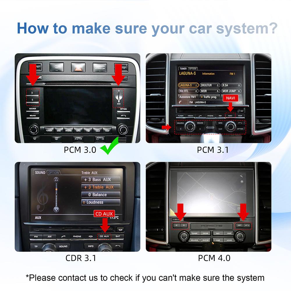 Wireless Carplay Android auto Module For Porsche PCM3.0 Panamera Cayenne Cayman Boxster 911 2009 2010 2011 2012