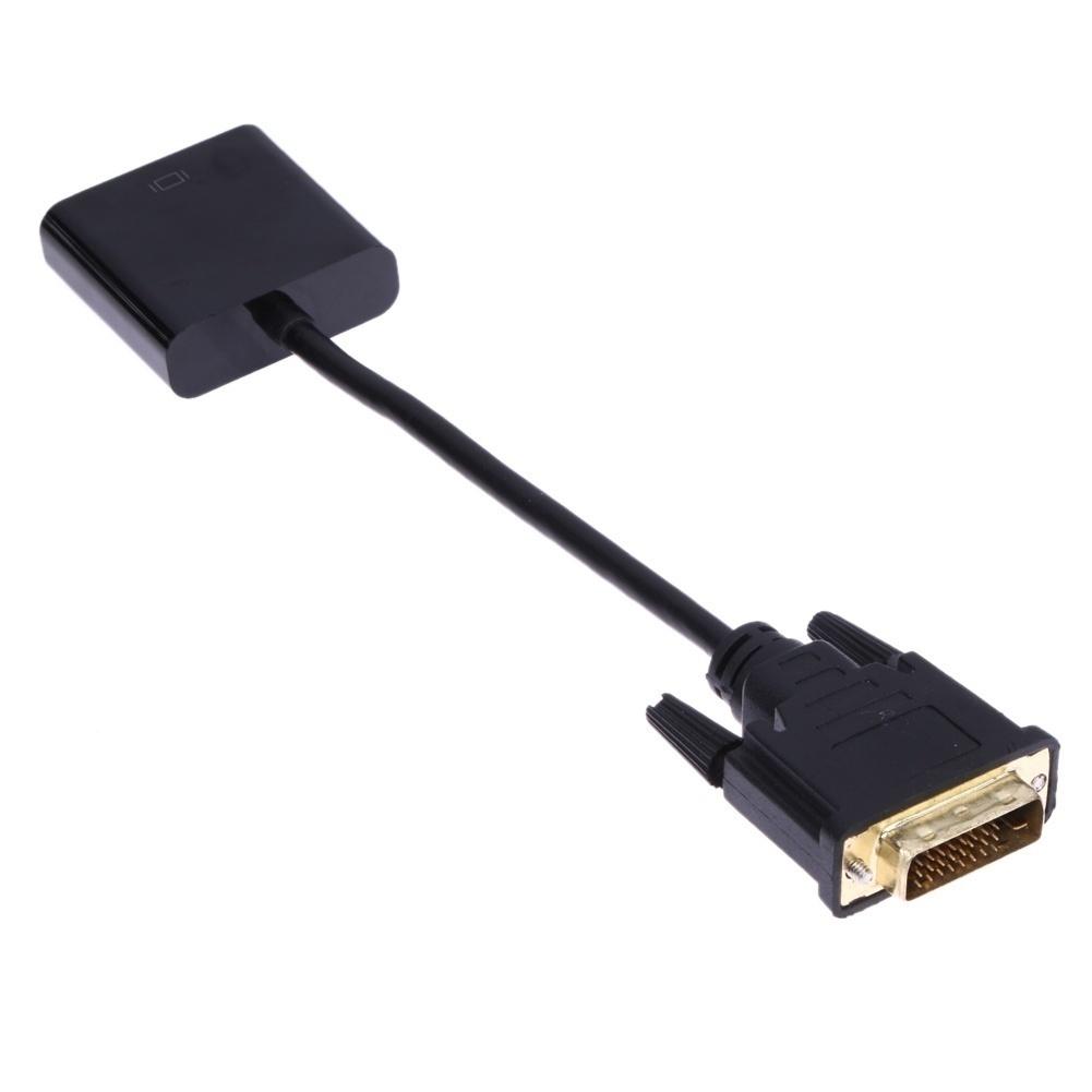 1080P DVI-D 24+1 To VGA HDTV Converter Monitor Cable DVI To VGA Adapter