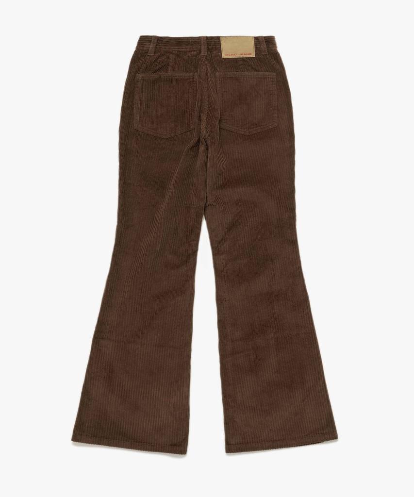 PLAC WOMEN High-Rise Corduroy Flare Pants M61 Brown