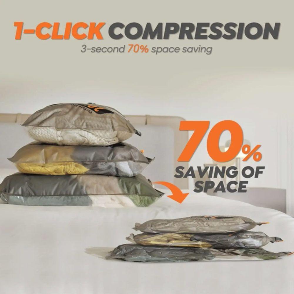 Large Capacity Seal Compression Bag No Pump Clothing Seal Bag  Travel Accessories