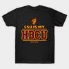 Men Black Print T-shirt Central State 1887 University Apparel No-Cut Transfer Paper Print Cotton Tshirt