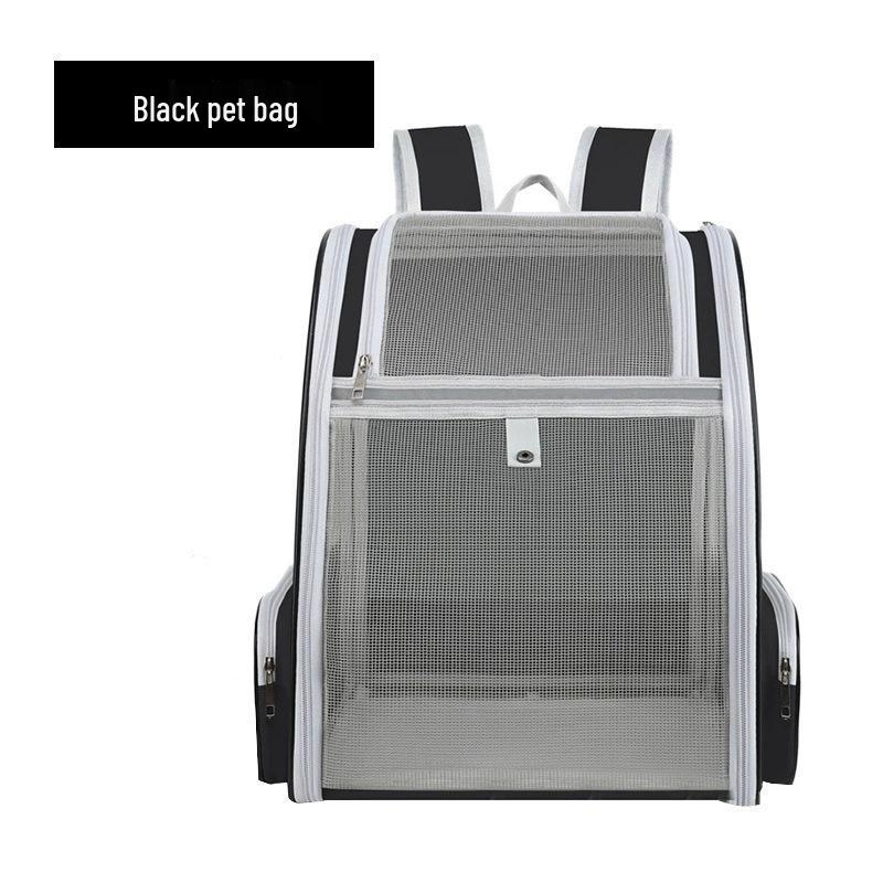 Portable Cross-Border Cat Backpack: Breathable, Foldable Outdoor Pet Bag