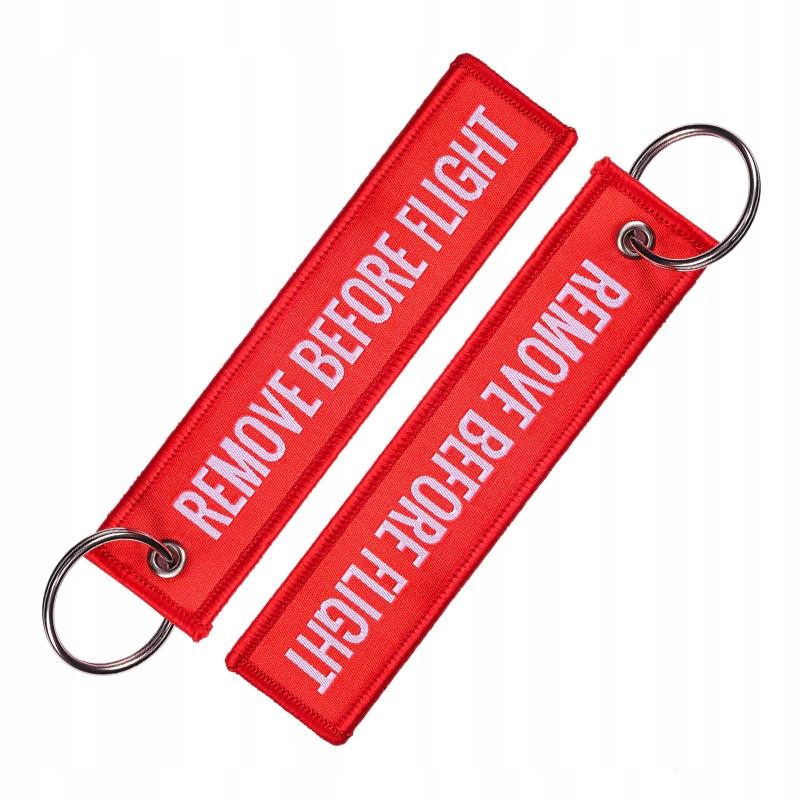 REMOVE BEFORE FLIGHT KEYRING PENDANT