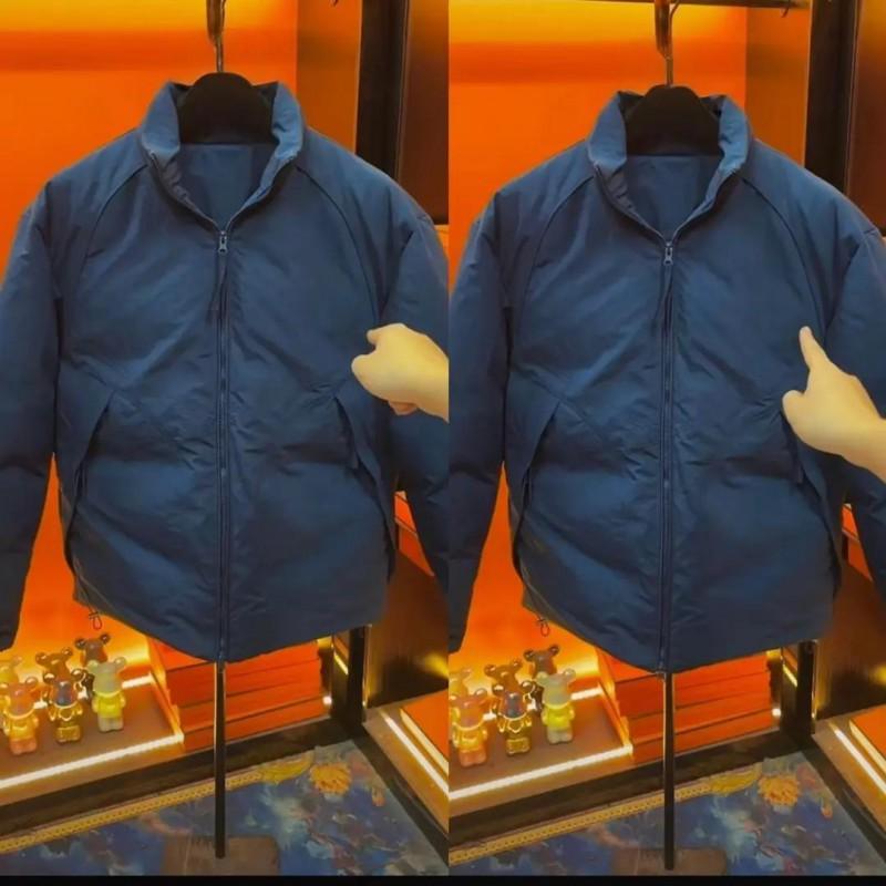 High Quality Mens Winter Fall Cotton Puffer Jacket Solid Color Slim Fit Casual Warm Streetwear