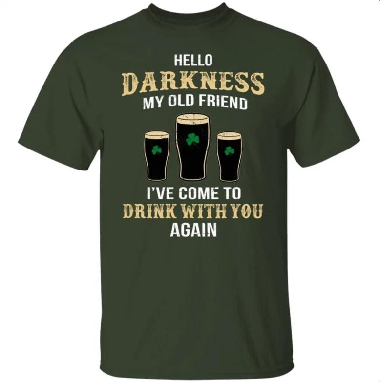 

hello darkness my old friend st patrick s day shirt reprint sale 40% off hot !!! 3XL