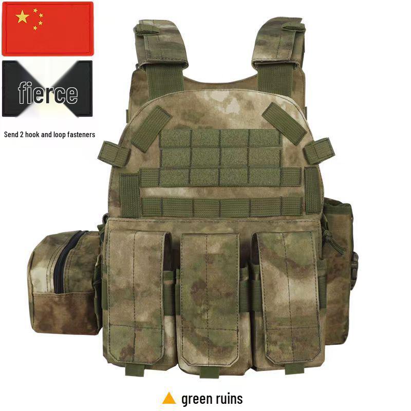 Children's Tactical Camouflage Bulletproof Vest Level III Armor for Outdoor Summer Camp