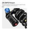 RCT3 Bicycle Trunnion Mount Rear Shock 185/205mm Coil Spring Shock 550LBS MTB Soft Tail Bicycle Rear Shock Absorber