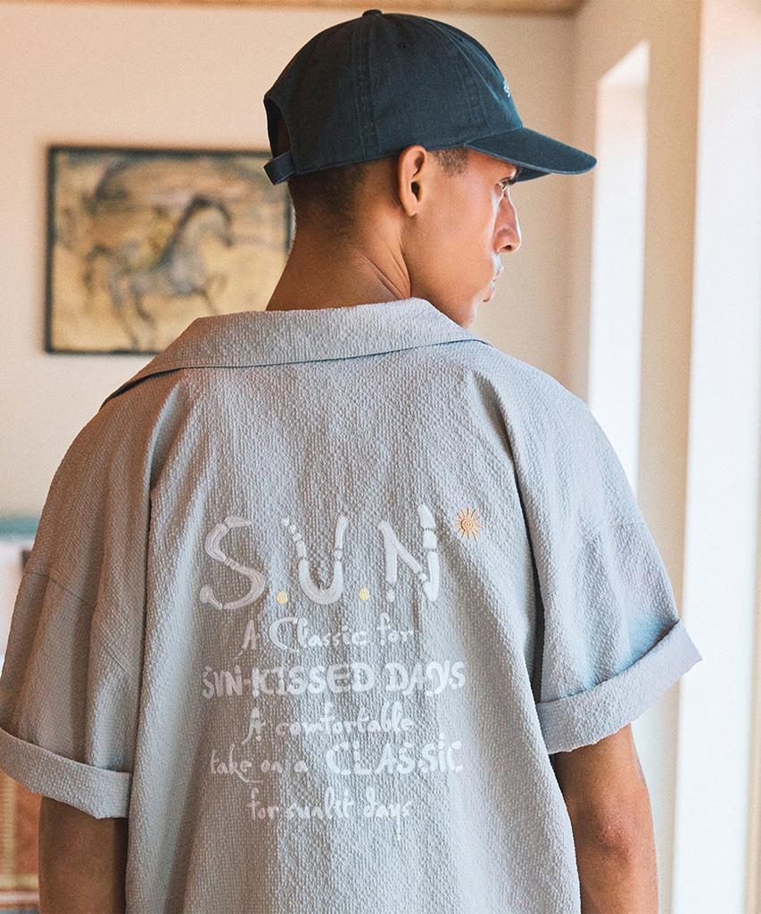 Nyuballanseu Nbgdgca013 / Sun-Kissed Dyed Ball Cap (Charcoal)