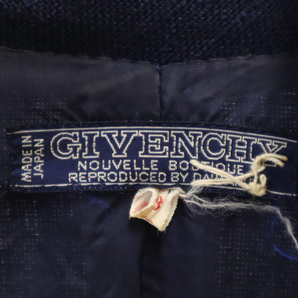 Givenchy 80s 90s Old Made In Japan Tailored Jacket 8 Blue Women Used