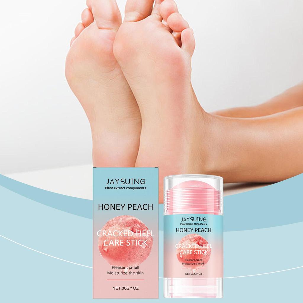 Jaysuing Foot Moisturizing Stick Hydrates and moisturizes Relieves dryness For use on feet 30g