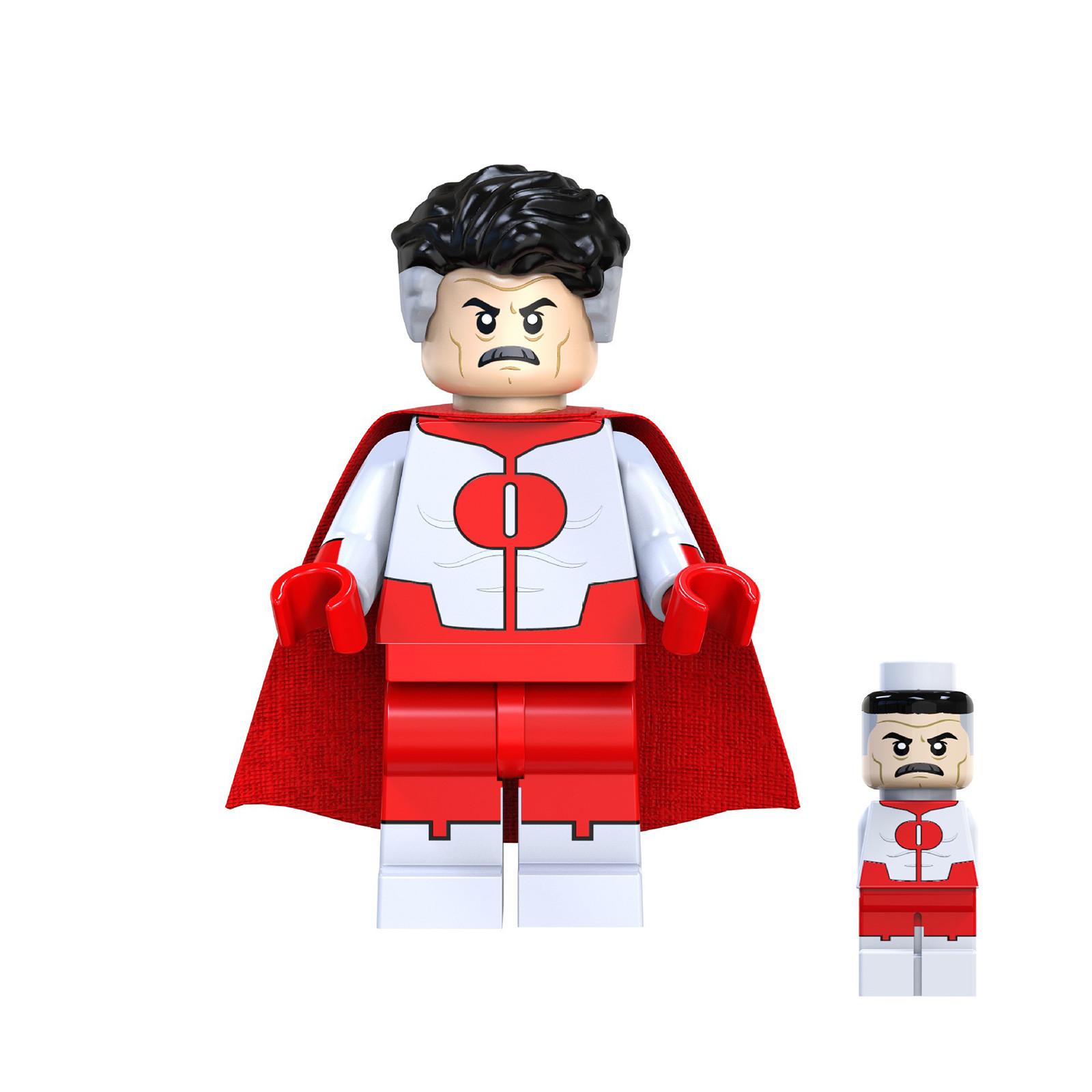 

Стражи персонажей Строительные игрушки, Коллекционные фигурки 1,77 дюйма Строительные игрушки для детей Подарки на день рождения One Size красный