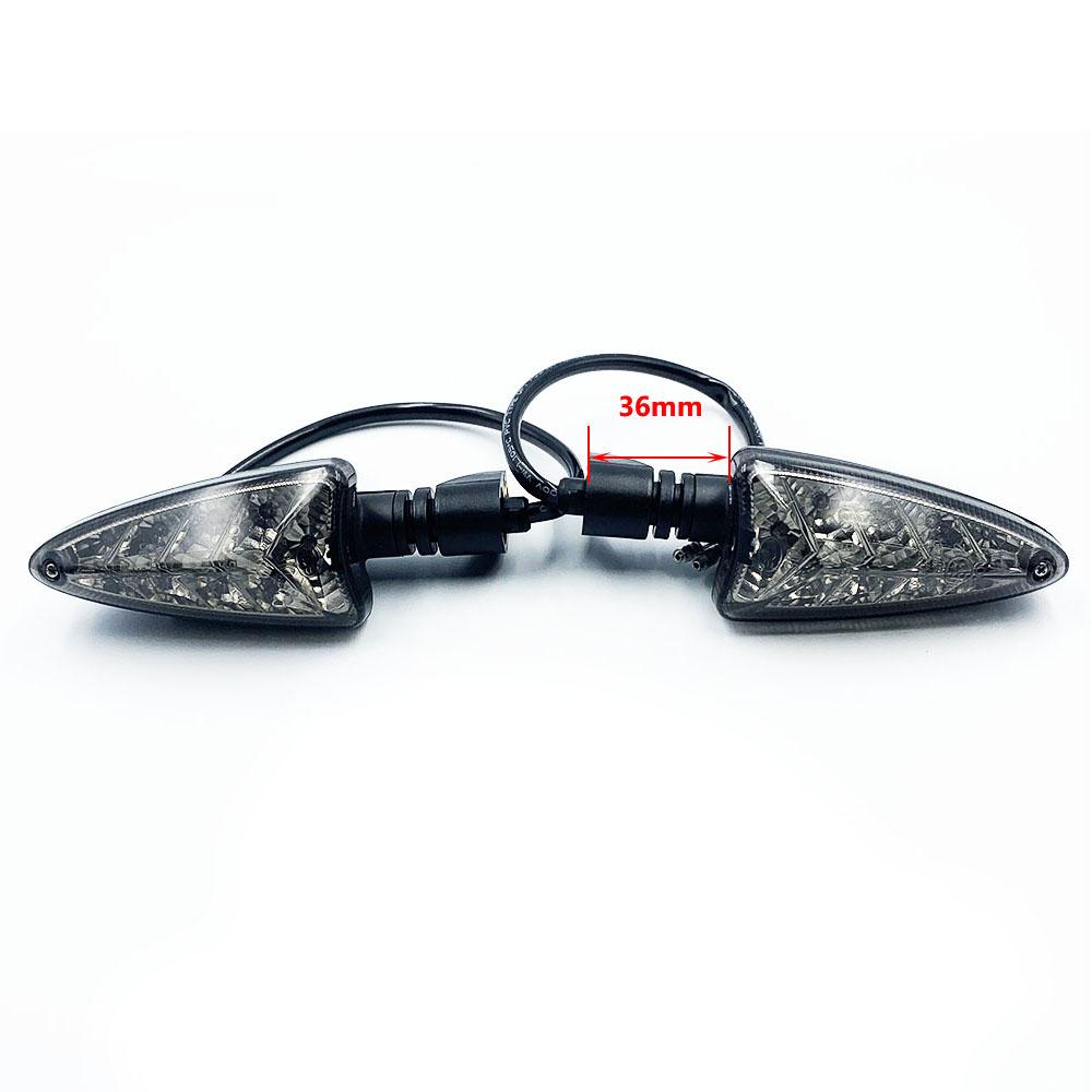 

LED Turn Signal Light Indicator For Aprilia RSV 4R Caponord 1200 RS4 125 SXV550 SR Motard 125 Motorcycle Front/Rear Lamp 36mm Smoke