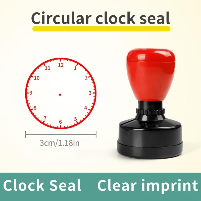 Youngsters's Time Stamp, Learn Time by Looking at Pictures, Use Stamps for Primary School Students and Teachers' Clocks