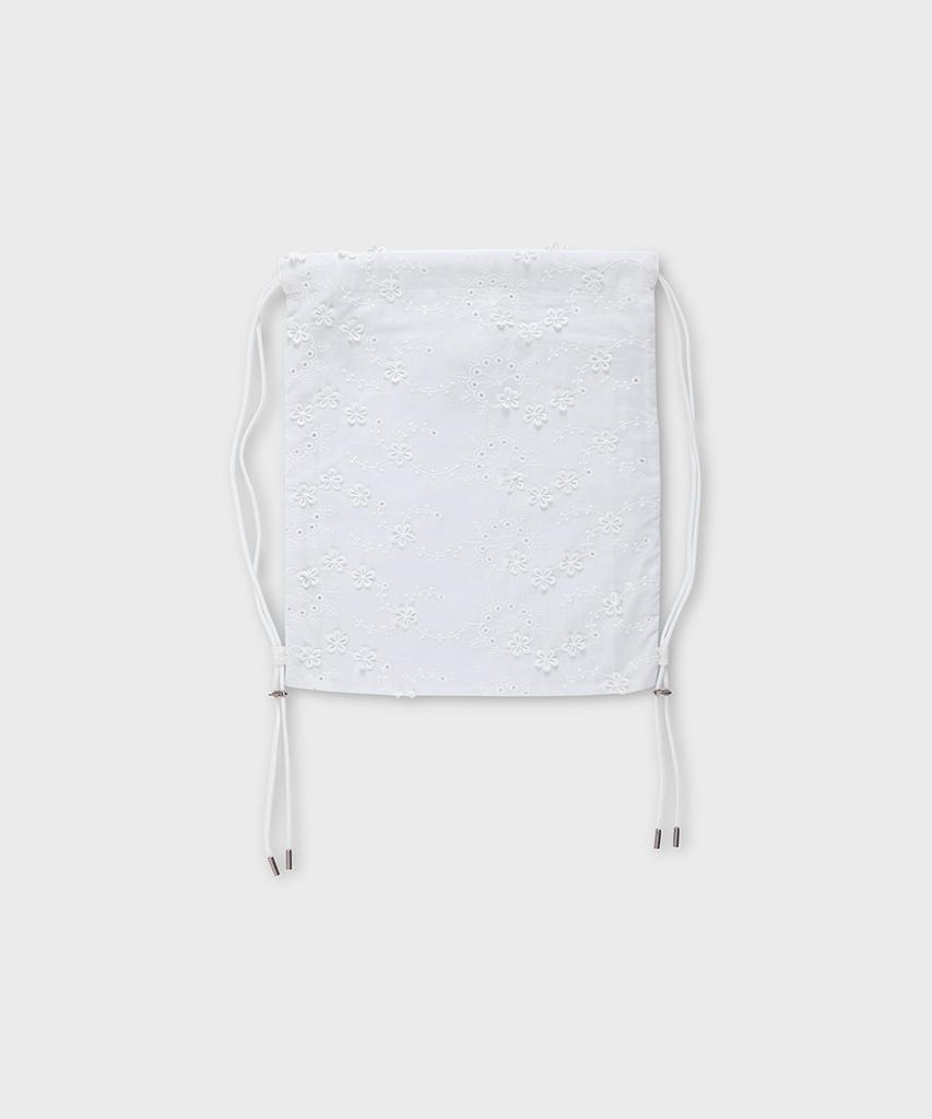 Otz Summer Floral String Gym Sack White Ozakga202W