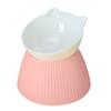 Sklisikker katteskål Høy fot Hundeskål 15° Nakkebeskytter Katt Kjæledyrmat Vannskål Kjæledyrfôringskopp Kjæledyrfôringsskål
