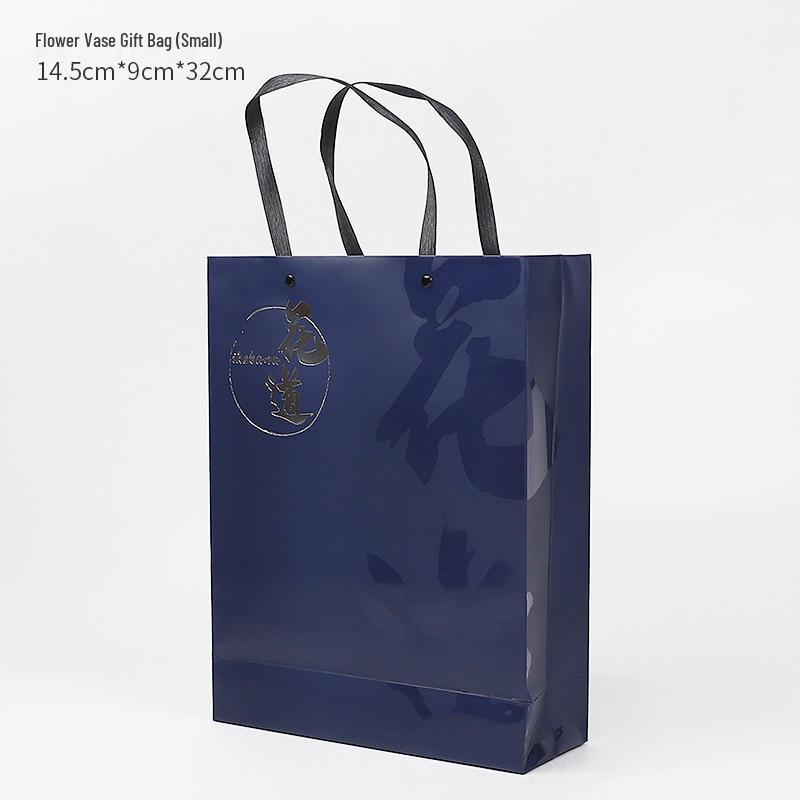 High-Grade Solid Wood Flower Pot Gift Box with Exquisite Bag - Perfect for Birthdays and Festivals