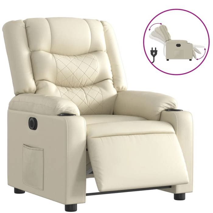 VidaXL Electric Recliner, Relaxation Chair with Adjustable Backrest and Footrest, Living Room Seat 3206544