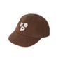 Kaepidijain Cappy Applique Logo Cap (Brown)