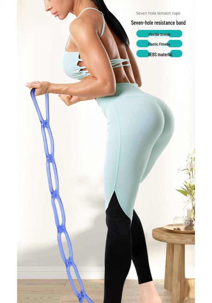 Fascia Elastica a 7 Fori per Yoga e Allenamento della Forza