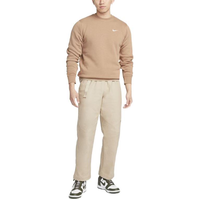 Nike SPORTSWEAR TECH PACK Casual Pants Men's Khaki Moderate Straight Fit Pants DQ4297-247