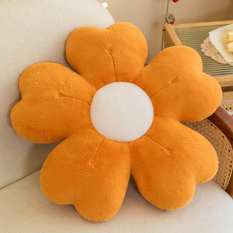 Seat Plush Daisy Cushion Flower Shape Throw Pillow Stuffed Doll Toy Window Pad