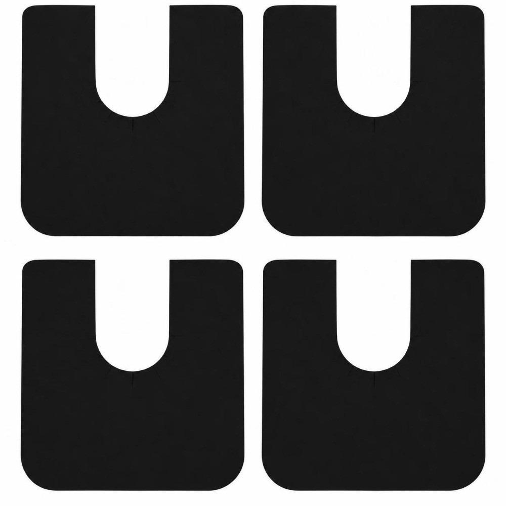 4 Pack U Shaped Toilet Mat Non-Slip Stability Bathroom Mat Durable Toilet Rug Guest Bathroom