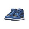 Air Jordan 1 Retro High OG TD Dark Marina Blue Baby Sneakers Black White AQ2665-404