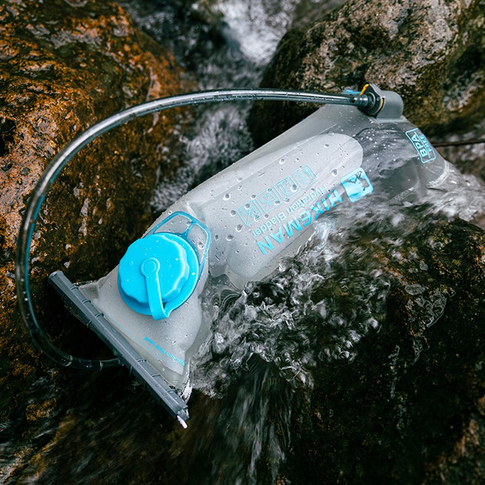 TPU Soft Flask Collapsible Sports Water Bottle Outdoor Foldable Water Bladder 2L Running Riding