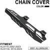 Dirt Bike Chain Guard,Dirt Bike Chain Cover Protector CNC for KLX 110 KLX110 2002-2023 KLX110L 2010-2023 Black