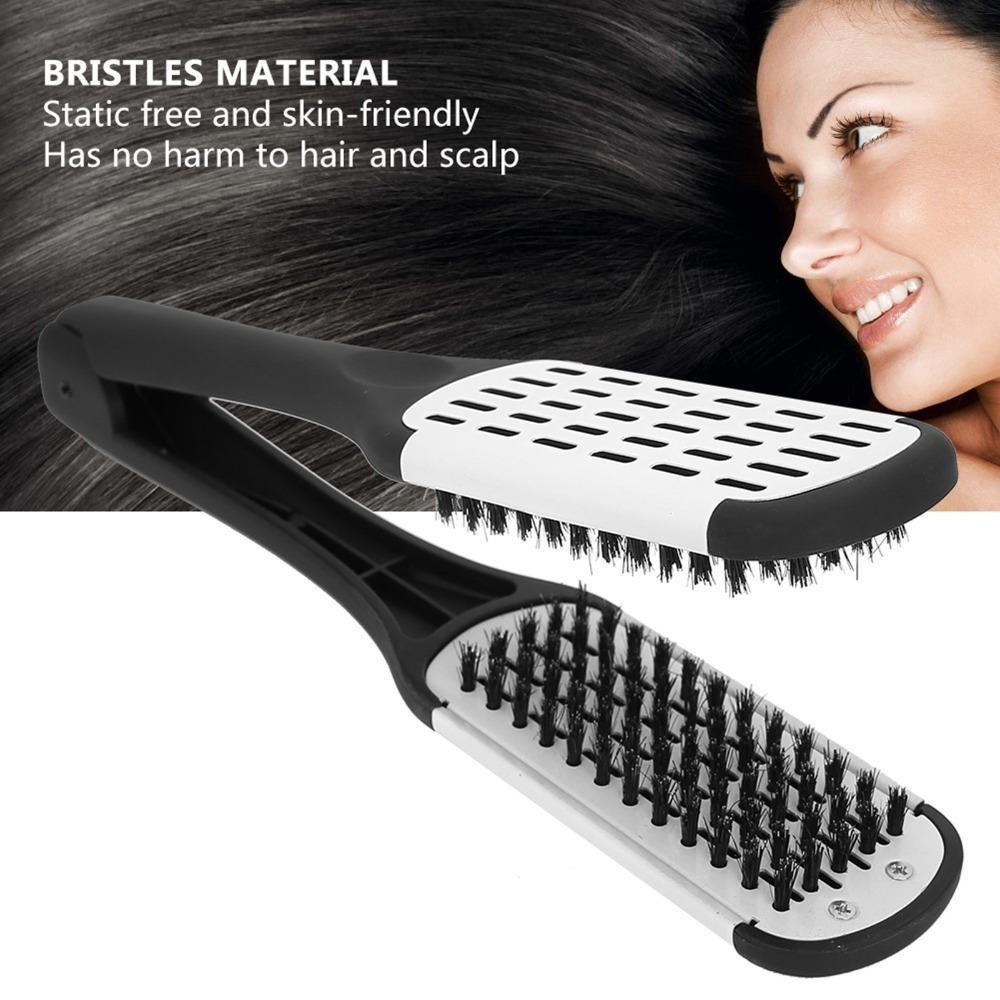 Professional Styling Comb Double Sided Double Sided Brush Hairdressing Tool  Hair Straightening