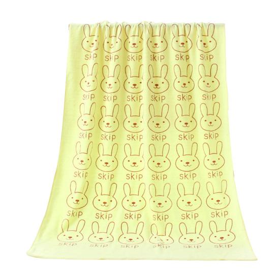 Toalha de banho forte absorção de água de secagem rápida impressão de desenhos animados conforto crianças toalha de banho absorvente