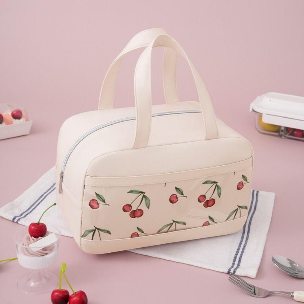 Aluminium Foil Insulated Cooler Bag Large Capacity Thermal Cooler Bag Cooler Handbag  Travel Use