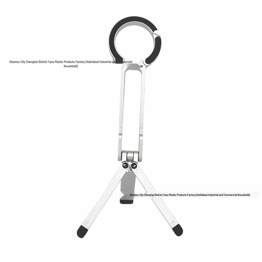 Magnetische Handyhalterung aus Aluminiumlegierung & faltbares Stativ für Schreibtisch & Live-Streaming