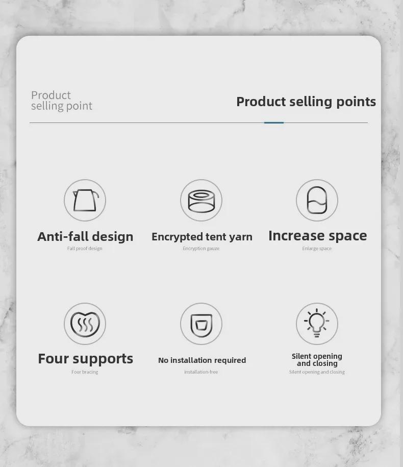 Baby Foldable Sunshade Mosquito Net Cover – Easy Installation, Bottomless, Convenient Yurt-Style Protection.