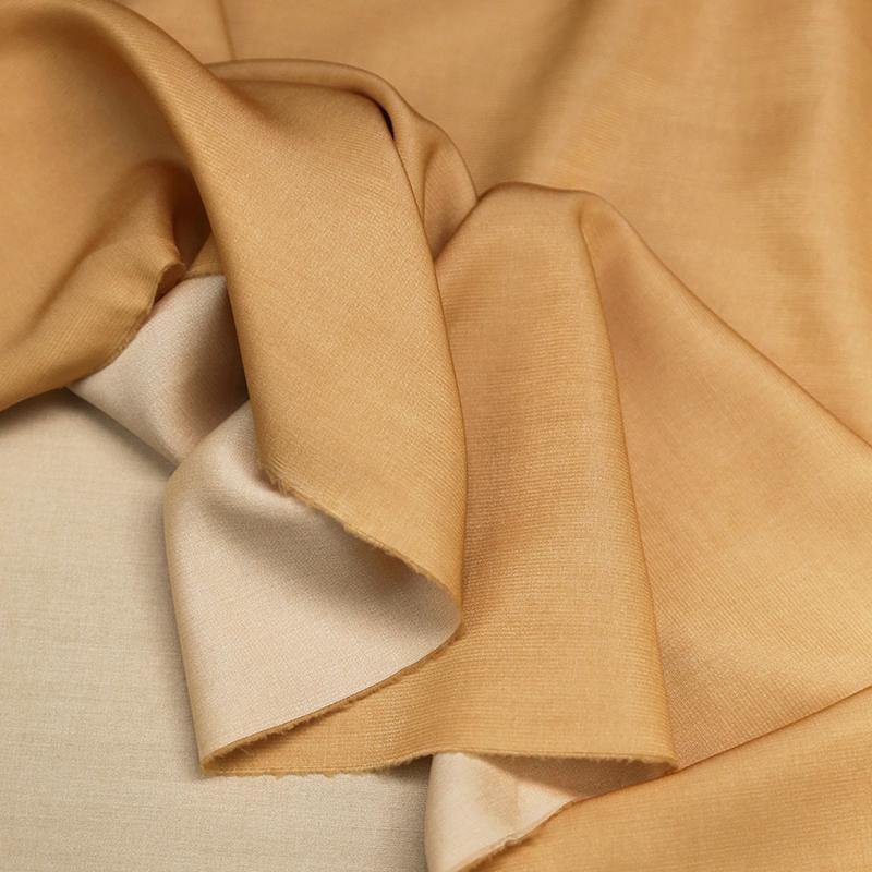 

Super Soft Double Color Satin Fabric Silky Soft Glossy Fashion Designer Fabric DIY Wide Leg Pantsuit Half Skirt Set 100x150cm