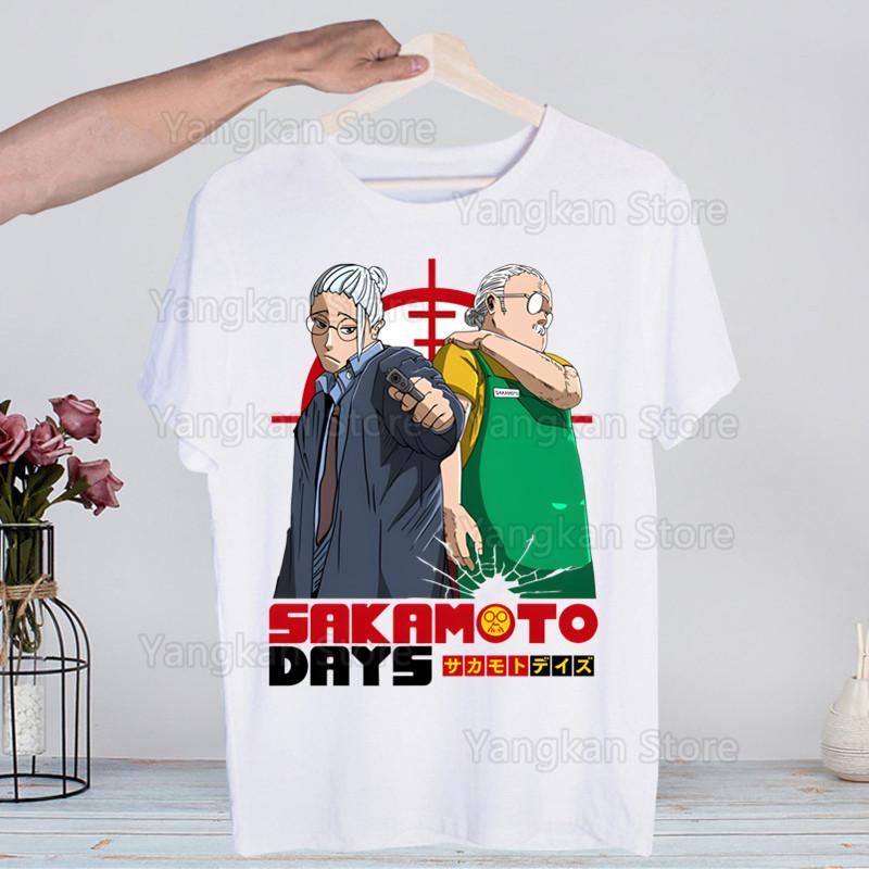 Sakamoto Days T Shirt Men Shirts Quality Summer Top Tshirts Short Sleeves Tees T-Shirt