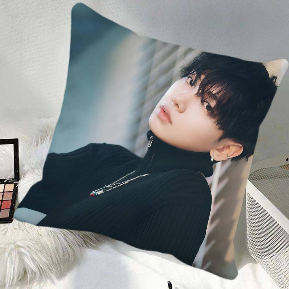 Myung Jaehyun Kpop Pillow Case Square Pillow Bedroom Sofa Leisure Comfort Cushion Car Home Decoration