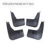 2017 2018    4x For Lexus NX NX200 NX300 Mudguard Fender Mud Flaps Guards Splash Mudflaps Car Accessories