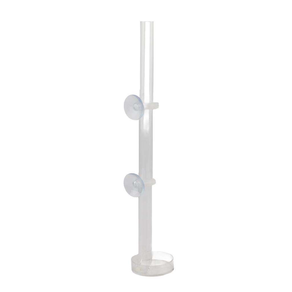 Mini Shrimp Feeding Tube Acrylic Transparent Crystal Shrimp Feeder for Fish Tank Aquarium40CM