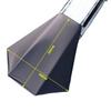 General Bat Wing SUV Side Awning 2.8x3.8m Triple Black-Coated 99% Waterproof Car Shelter for Camping with Mounting Kit