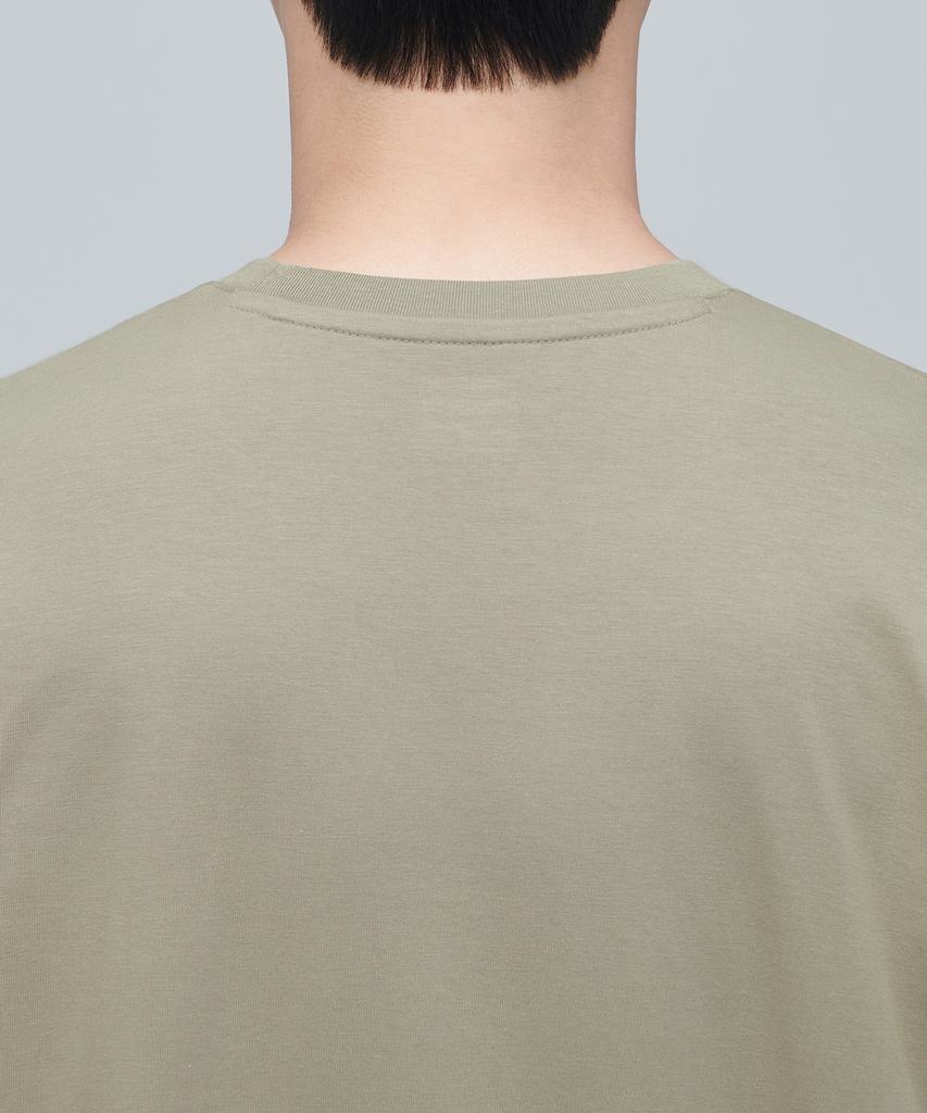 MUSINSA STANDARD [Cooltandard] Relaxed Fit Crew Neck T-Shirt [Warm Sand]