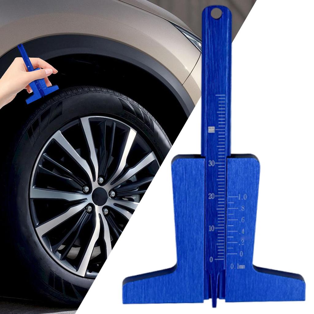 Tire Depth Gauge Auto Depth Gauge For Accurate Tread Measurement Measure Tool Depthometer Thread Wear For Car Van Trailer Wheel