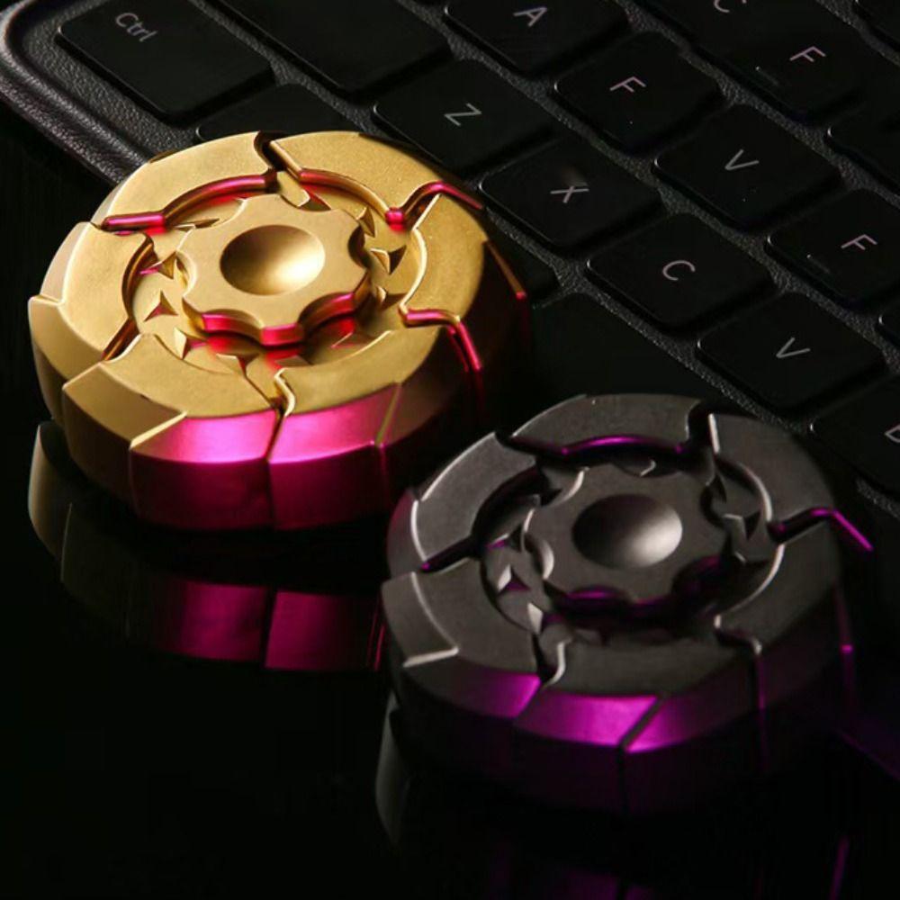 Silent Bearing Spinning Top Luminous Gyroscope Toy Creative Luminous Fidget Spinner  Children's Toy