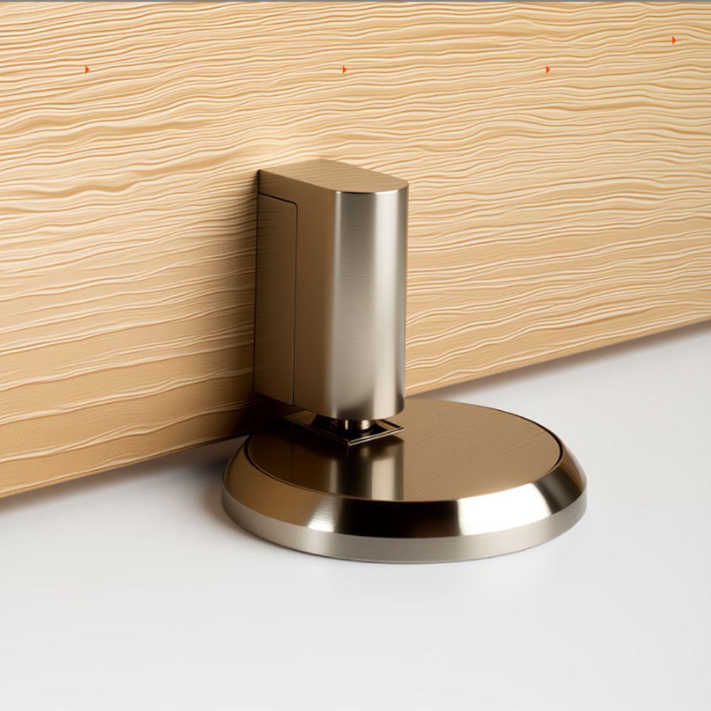 Bohrfreies Design Mechanischer Türstopper mit Verriegelung Magnetfreies Design Stummschaltfunktion Magnetfreier Türstopper